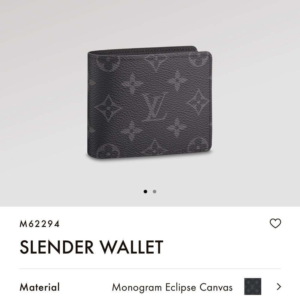 Louis Vuitton men’s compact wallet